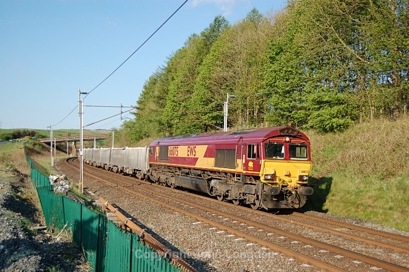 JL - 13.5.16 66075 6M75 Margam - Carlisle, Beckfoot - West Coast Main Line (north to south)