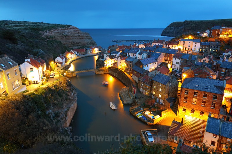 Twilight over Staithes - North Yorkshire and Cleveland