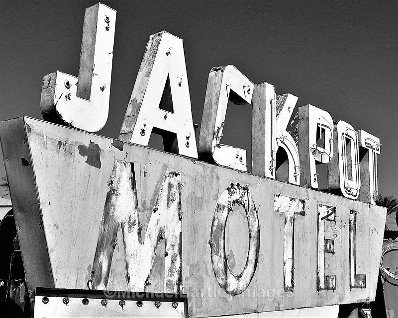Vintage Vegas 1 - Black and White