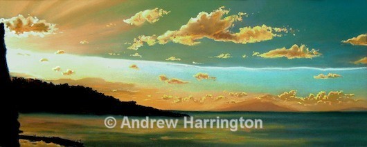 Sorrento sunset - Paintings 7