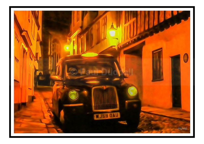 Moving Britain, Taxis & Buses by Paul Duddell, Whispers & Strokes - Artist, Painter, and Photographer