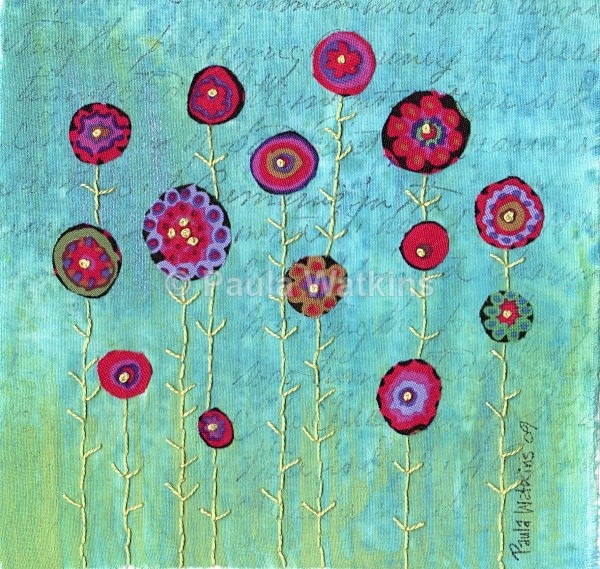 Fabric book page - Art work for fun