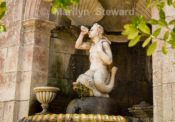 Lamego - fountain statue - Portugal and a hint of Spain