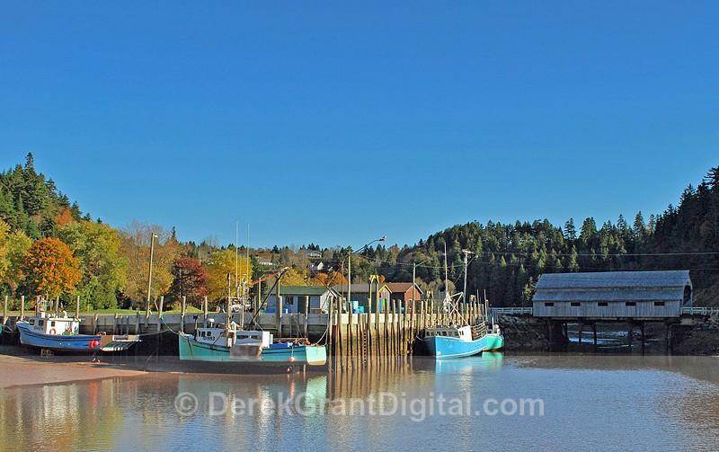 St. Martins New Brunswick Canada - Fundy Postcards
