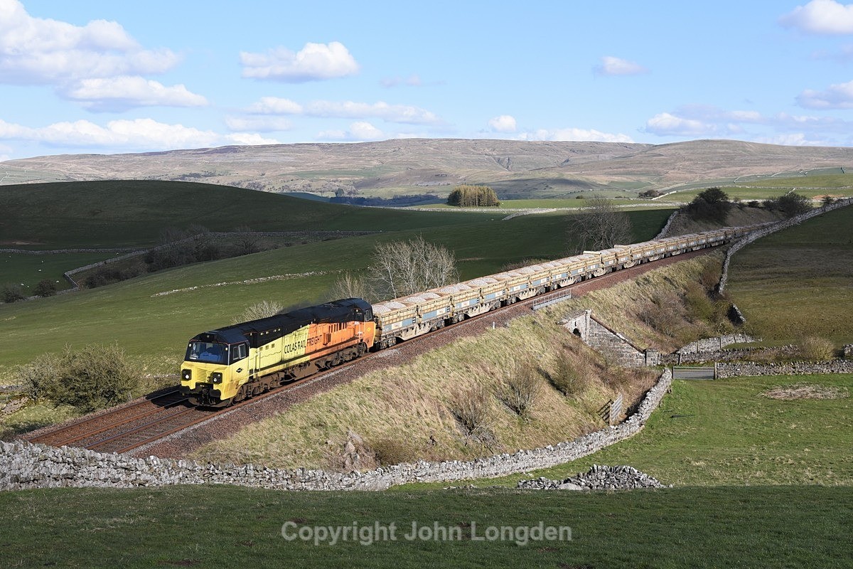 JL - 9.4.21 70812 6C89 Mountsorrel - Carlisle Yard, Waitby - Waitby
