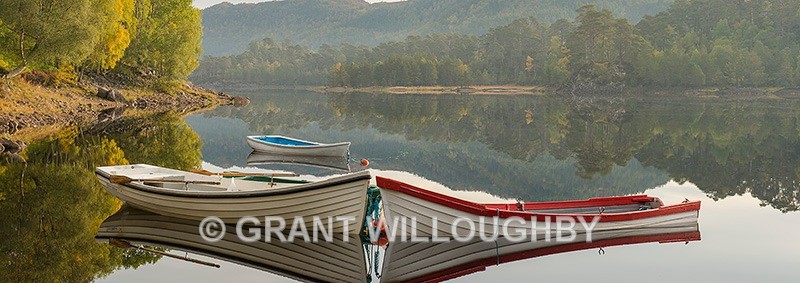 Glen Affric Boats - Panorama