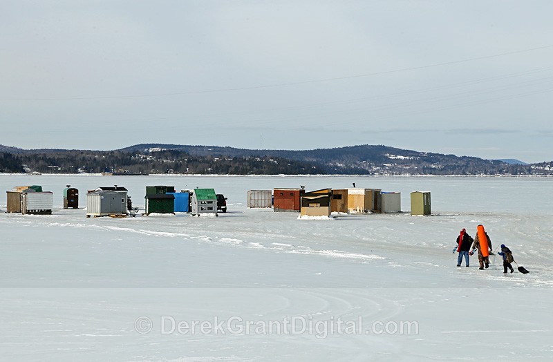 Just Heading Out - Ice Shacks