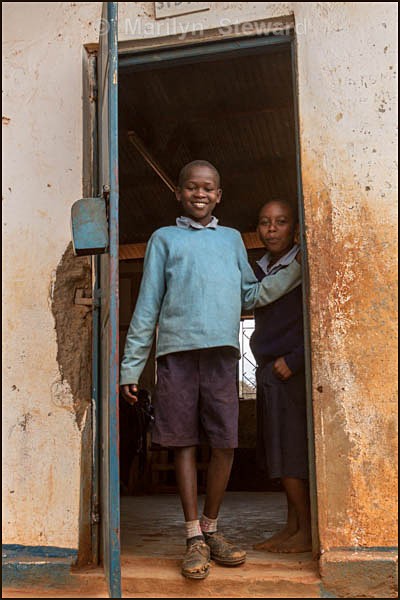 Classroom door - Kalela Primary School, Kenya