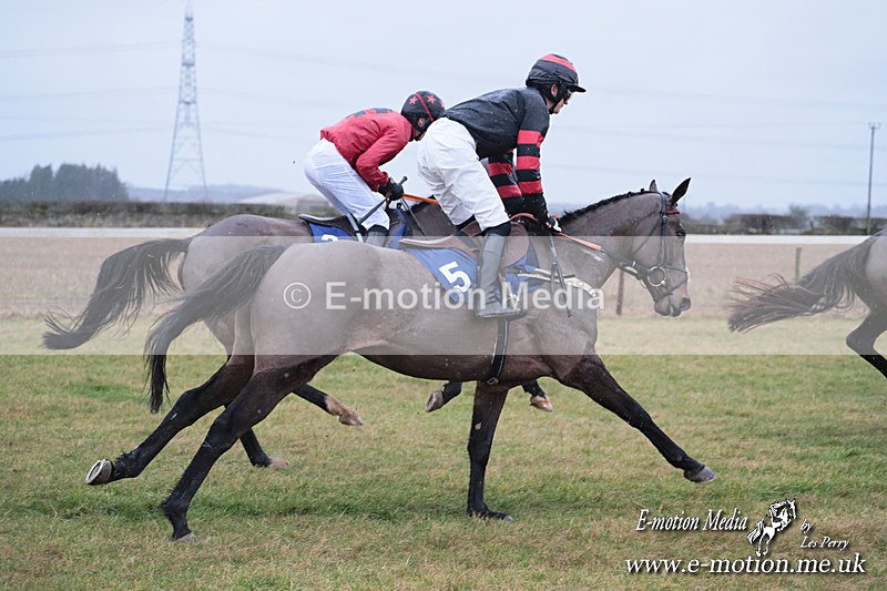 PtP 260125 59 - Cocklebarrow Point-to-Point racing with the Heythrop Hunt 26/01/25