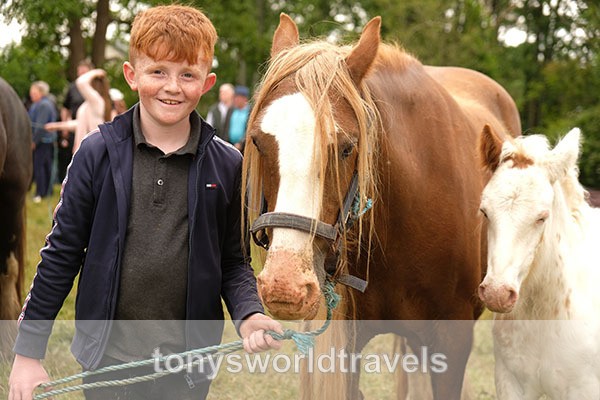 28, Smiling boy with his Ponies, Spancil Hill Horse fair, Co.Clare - Horse Fairs, Ireland