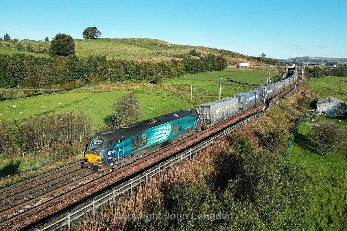 JL - 3.10.24 68004 4M27 Coatbridge - Daventry, Tebay - Latest shots