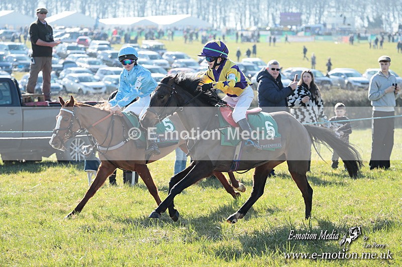PR 010325 46 - Pony Racing from Beaufort Races Didmarton 01/03/25