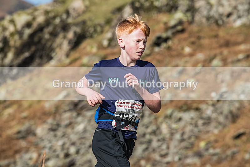Elterwater-17 - Kendal Winter League Elterwater Under 13 Fell Race Sunday 9th March 2025