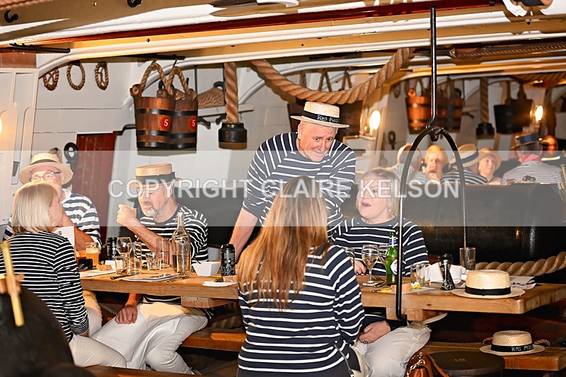 HMS PICKLE-73 - PICKLE NIGHT HMS WARRIOR 1860
