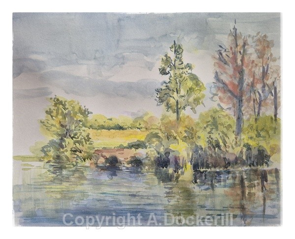 Riverside Ely - Watercolours