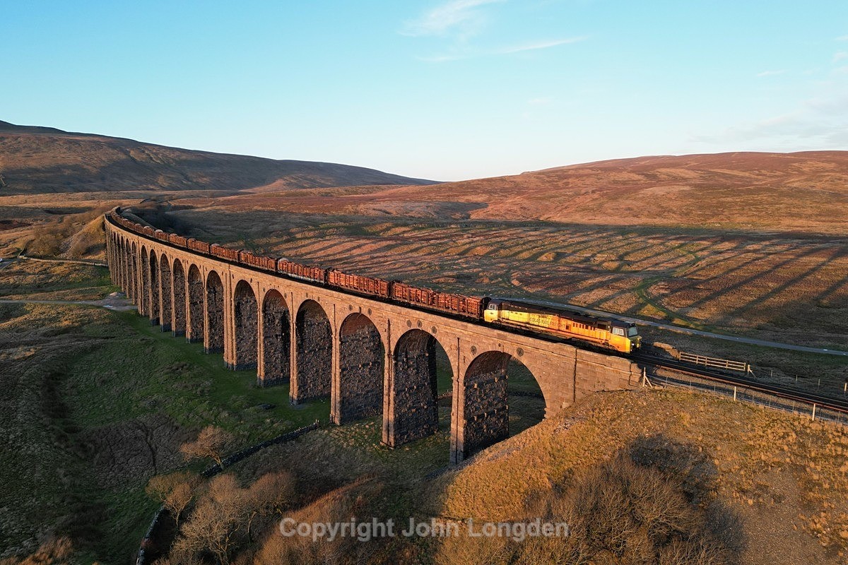 JL - 16.12.25 70817 6J37 Carlisle - Chirk, Ribblehead Viaduct - Latest shots
