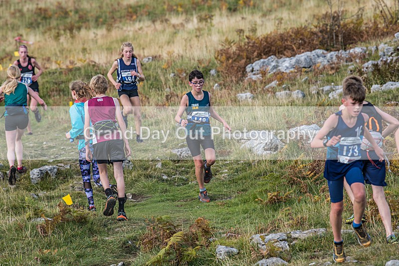 Year 8-9-152 - The English Schools Fell Running Championship Giggleswick Year 8-9 Sunday 6th October 2024