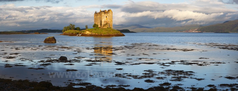 Castle Stalker near Oban - Panoramic Landsapes