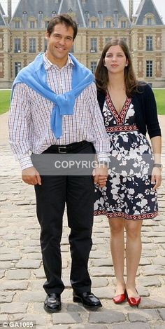 (F-90)  Prince Louis and Wife - French Royals