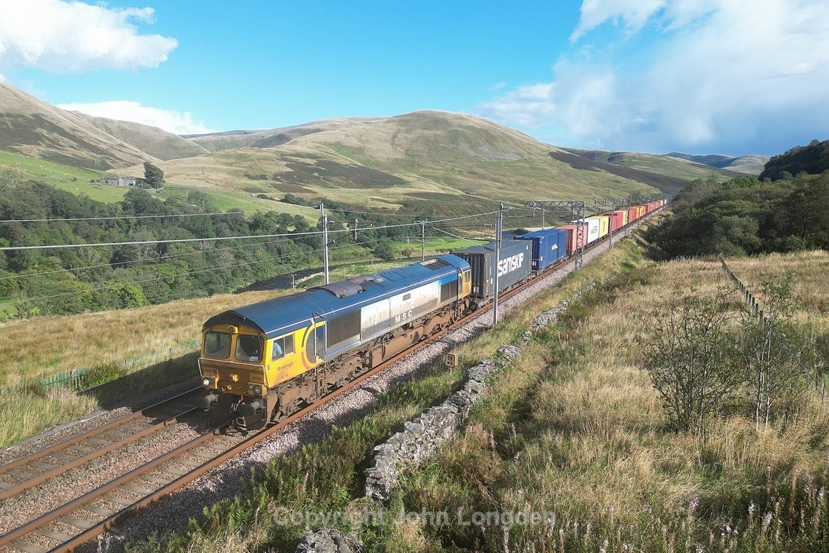JL - 12.9.24 66709 4S57 Hams Hall - Mossend, Lune Gorge - Latest shots