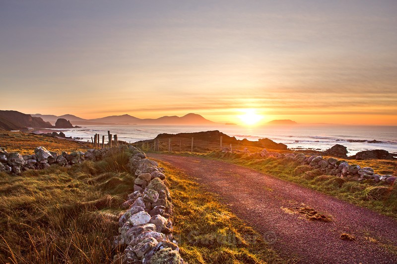 The Road to Port Caman, Malin Head - Ireland by Day
