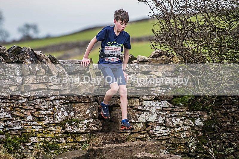 Cunswick U15  U17-46 - Kendal Winter League Cunswick Scar Junior Under 15 & 17 Fell Races Sunday 26th January 2025