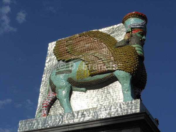 'The Invisible Enemy Should Not Exist' 3 - 4th Plinth, Trafalgar Square