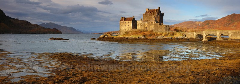 Morning Light on Eileen Donan Castle - Panoramic Landsapes