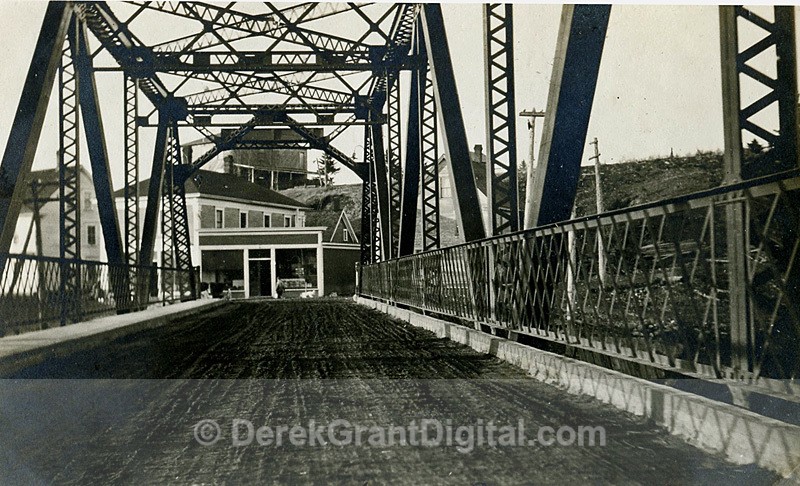 Grand Falls  Trestle Bridge April 1913 - Historic New Brunswick