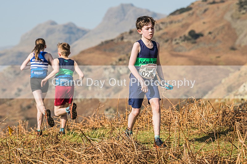 Elterwater-102 - Kendal Winter League Elterwater Under 13 Fell Race Sunday 9th March 2025