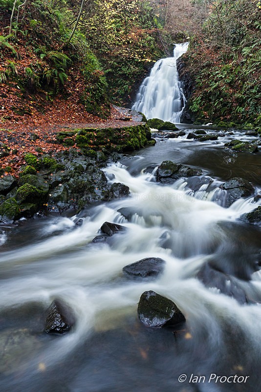 Glenoe Waterfall and River - County Antrim