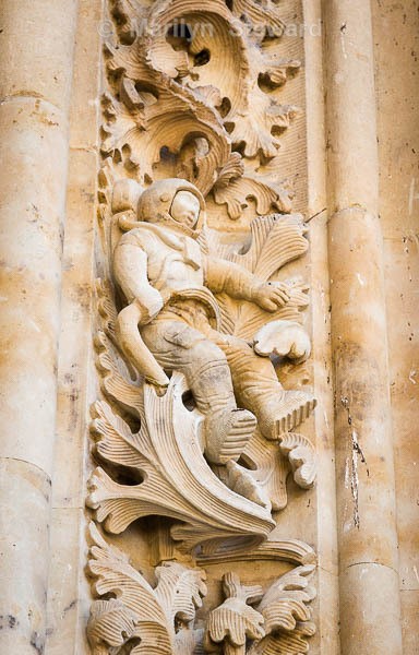 Salamanca cathedral astronaut - Portugal and a hint of Spain