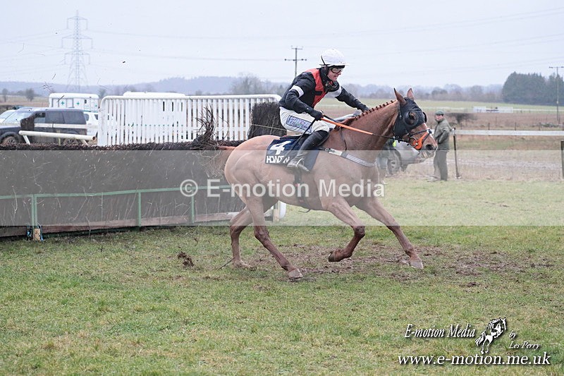 PtP 260125 883 - Cocklebarrow Point-to-Point racing with the Heythrop Hunt 26/01/25