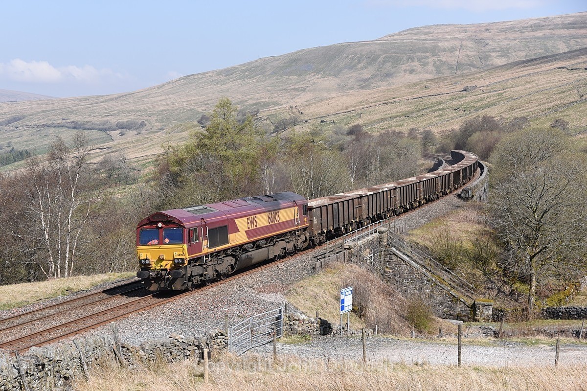 JL - 21.4.23 66003 6E97 Kirkby Thore - Milford, Dent Head - Dent Head