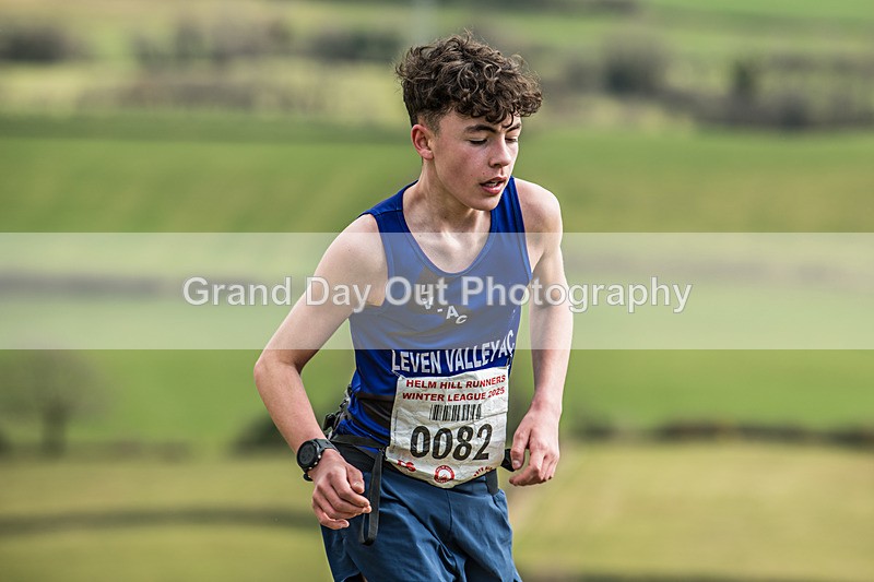 Helm Hill -268 - Kendal Winter League Helm Hill Fell Races (Under 13/15/17 & Seniors) Sunday 16th March 2025