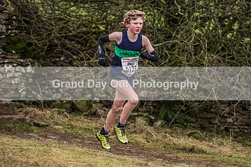Cunswick U15  U17-30 - Kendal Winter League Cunswick Scar Junior Under 15 & 17 Fell Races Sunday 26th January 2025