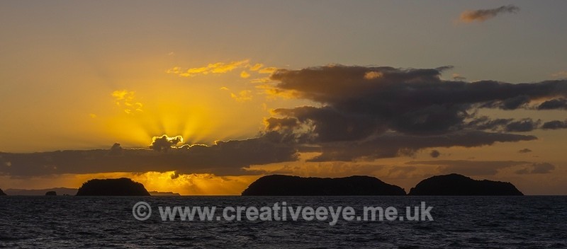 No.0064. Coromandel sunset, New Zealand - Landscape