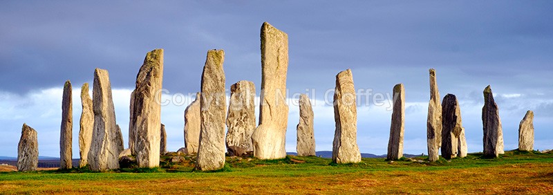 The Callanish standing stones, Isle of Lewis - Panoramic format