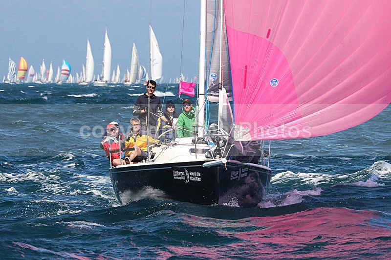 150627 JUST IS GBR1595R - WT7A5938_A - ROUND THE ISLAND RACE - SATURDAY 27th JUNE 2015