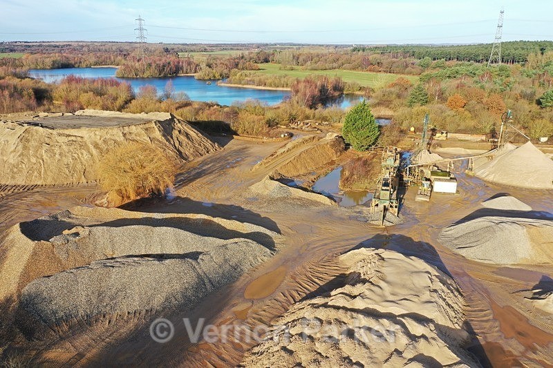 Nar Valley Gravel works - Ariel Landscapes