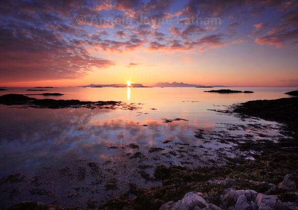 Last Light over Eigg - Highlands of Scotland