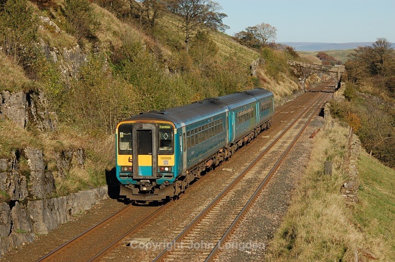 3.11.06 153328 & 156497 08.49 Leeds - Carlisle, Lock Hill - Lock Hill
