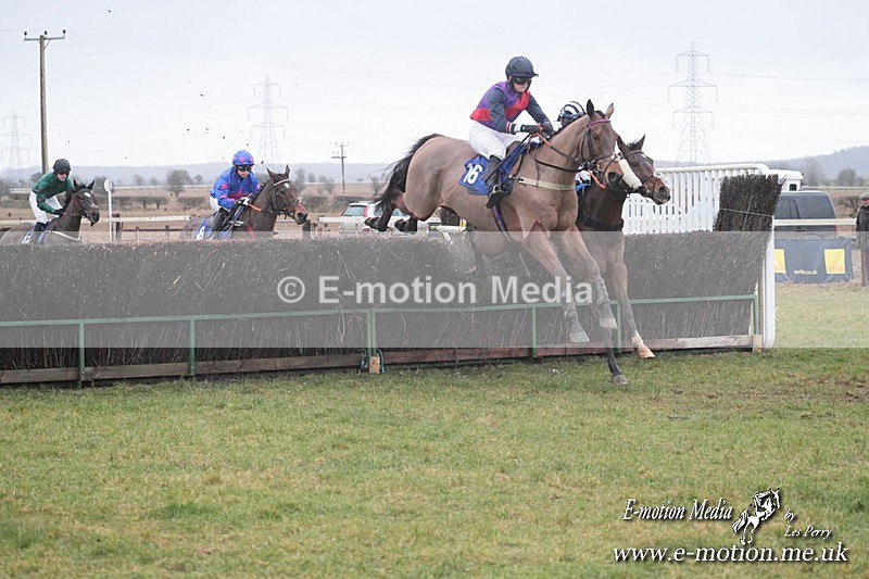 PtP 260125 537 - Cocklebarrow Point-to-Point racing with the Heythrop Hunt 26/01/25