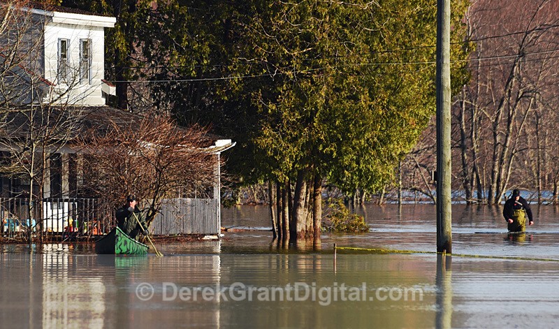 Darlings Island  - Spring Flood 2018 New Brunswick Canada - Extreme Weather