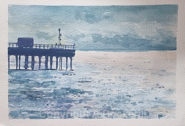 Felixstowe Pier - Watercolours