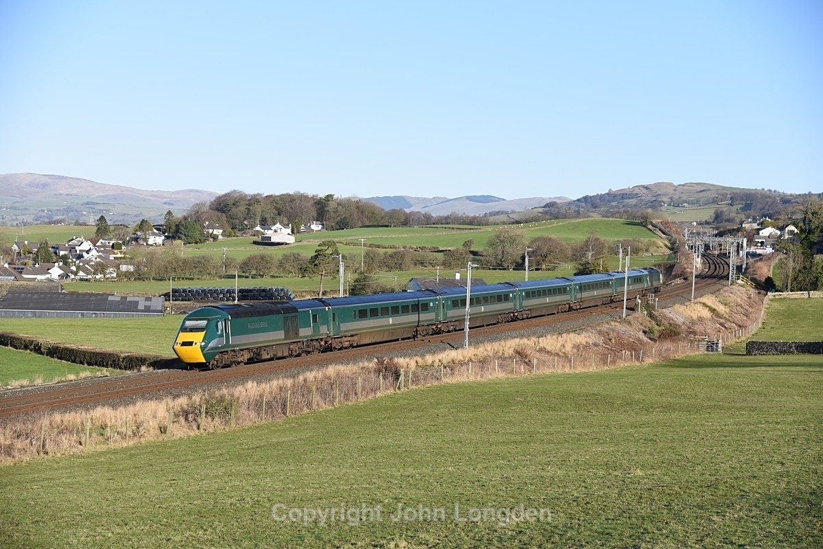 JL - 20.1.22 43058 & 43059 Crewe -Carlisle, Natland - West Coast Main Line (north to south)