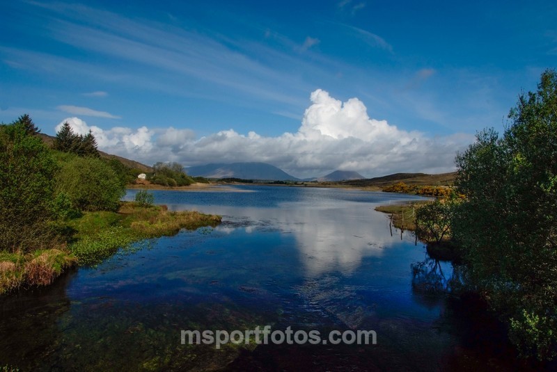 Looking west from the bridge featured in 'The Quiet Man' - Irelands landscapes