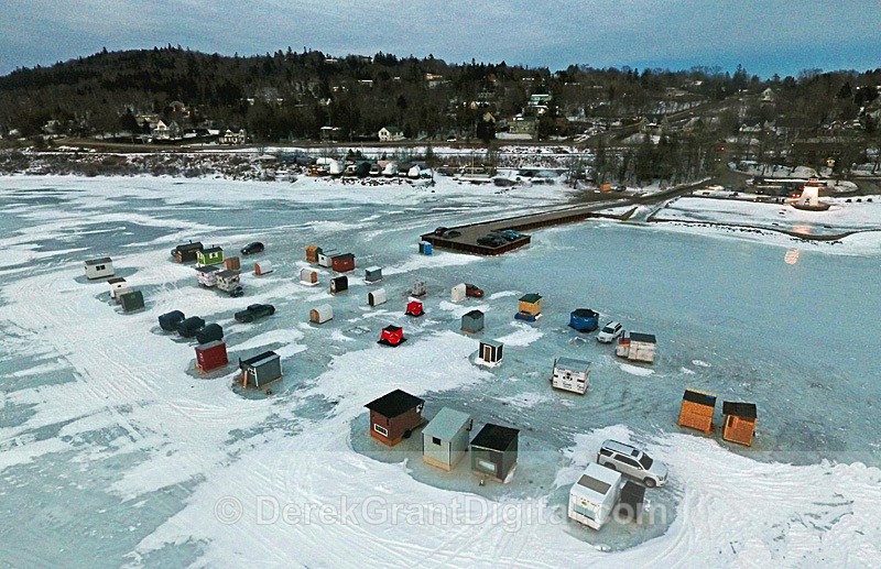 Renforth Ice Fishing Village March 2021 - Ice Shacks