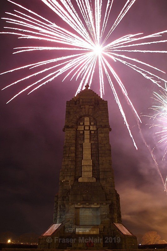 War Memorial Firework 2 - Night Photography