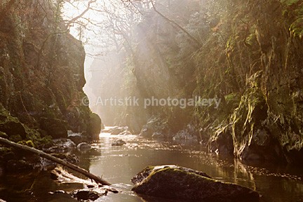 Fairy Glen winter horizontal - Sceniks.com - Snowdonia landscape photographs by Dave O'Shea